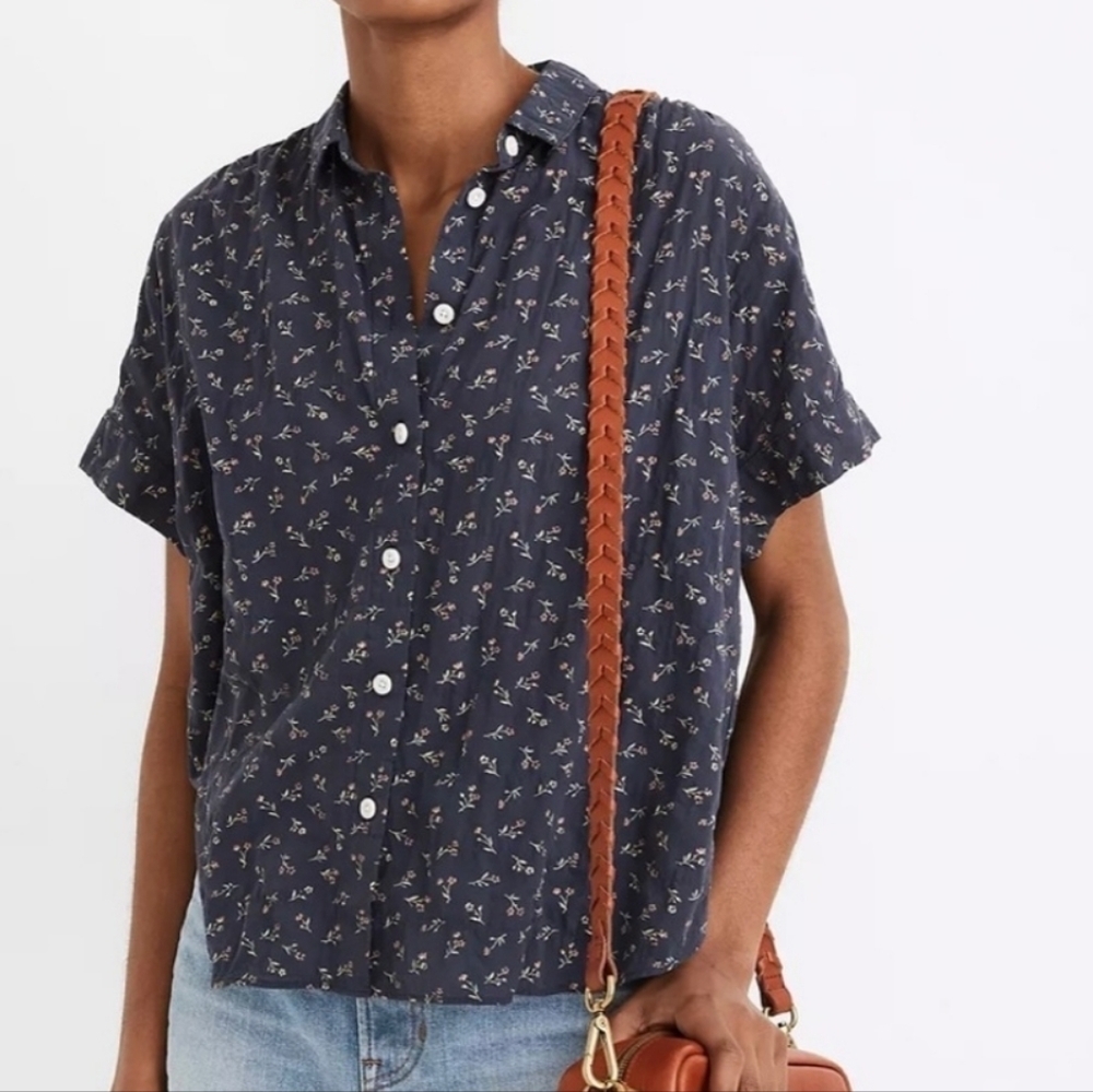 Madewell Hilltop Shirt in Adorable Ditsy XS